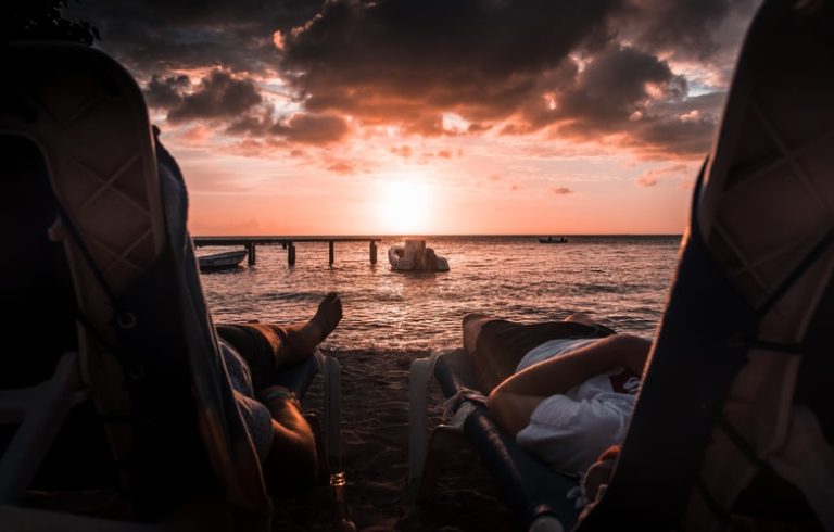 camping at beach